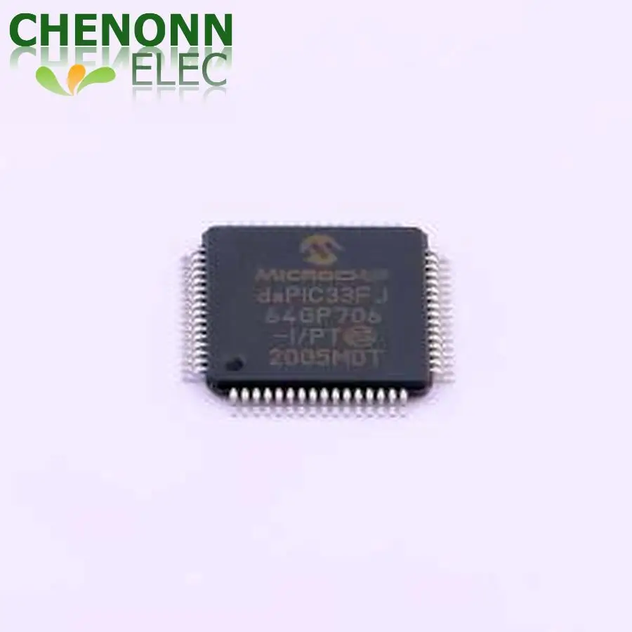 2PCS/LOT DSPIC33FJ64GP706-I/PT (Digital Signal Processors)
