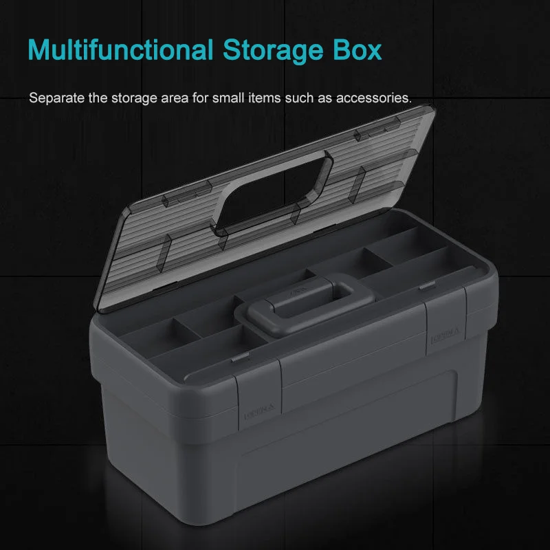 Youpin JIMIHOME Toolbox Storage Box Household Handheld Plastic Box Car Hardware Electrician Storage Maintenance Tools Large Case