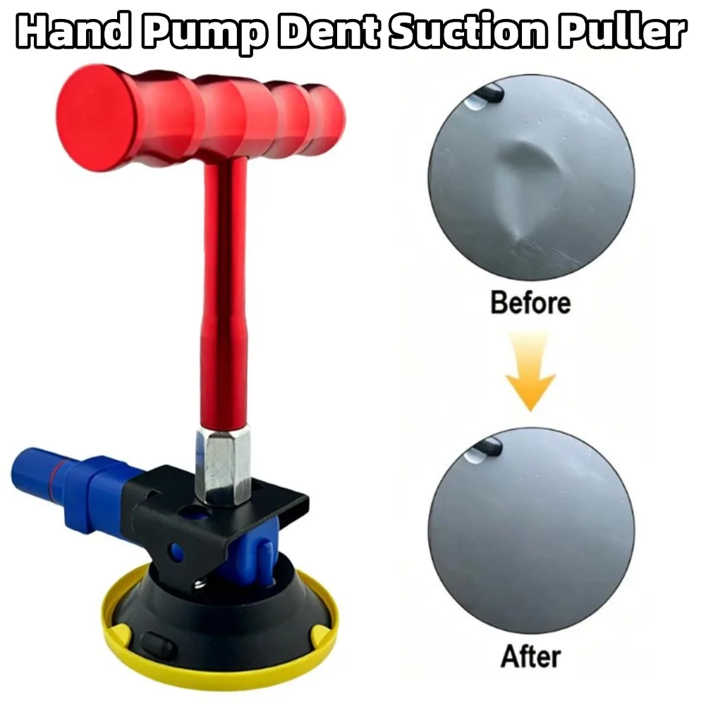 DIY Paintless Dent Repair Kit, Heavy Duty Hand Pump Dent Suction Puller, Auto Body Dent Remover for Car Door Hood Minor Dents view 2