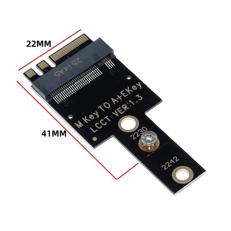 بطاقة الشبكة اللاسلكية M.2 WiFi A + E مفتاح لبطاقة محول القرص الصلب 2230 2242 NVME M.2 NGFF SSD