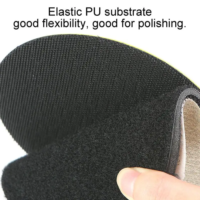 

Car Polishing Disc Car Buffing Pads For Drill With Screw Rod Auto Coating Flocked Sandpaper Disc Wear-resistant Glass Grind Pad