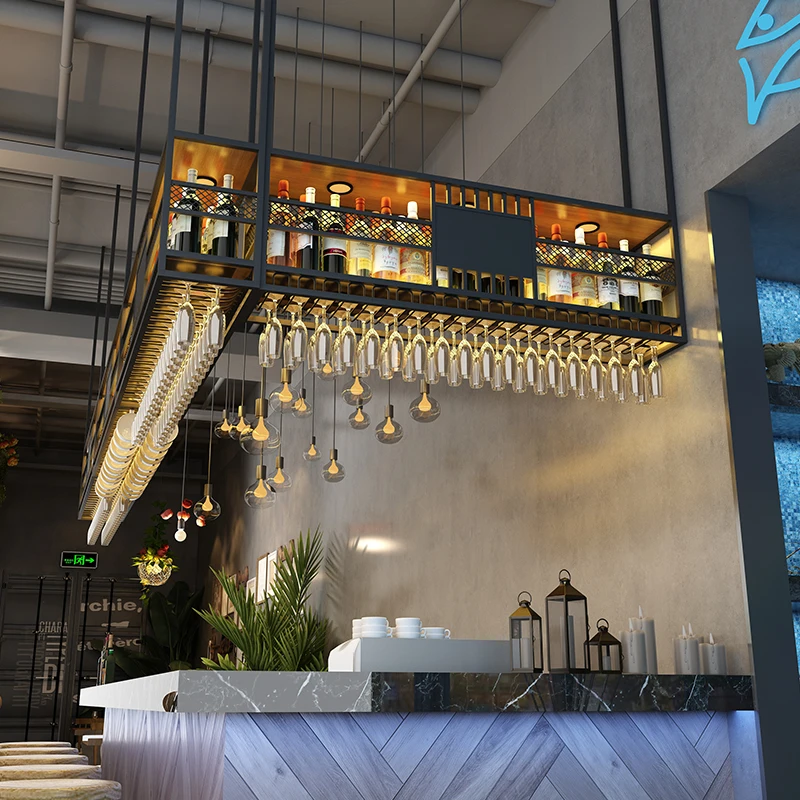 Metal Display Bar Cabinet Decorative Creative Living Room Customize Bar Accesories Organizer Placards Ouverts Furniture Home