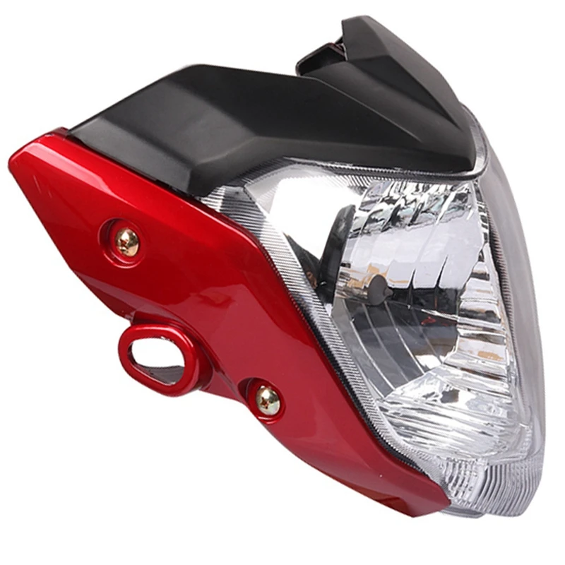 Motorcycle Headlight Head Light Lamp With Bulb Bracket Assembly For Yamaha FZ16 YS150 FZER150 FZER 150 FZ 16 Amber