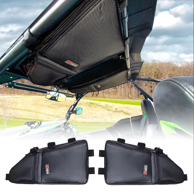 2 Pack Talon Storage Bag UTV Accessories 1680D Fabric Talon Overhead Bag Organzier for Honda Talon 1000X 1000R 2019-2021