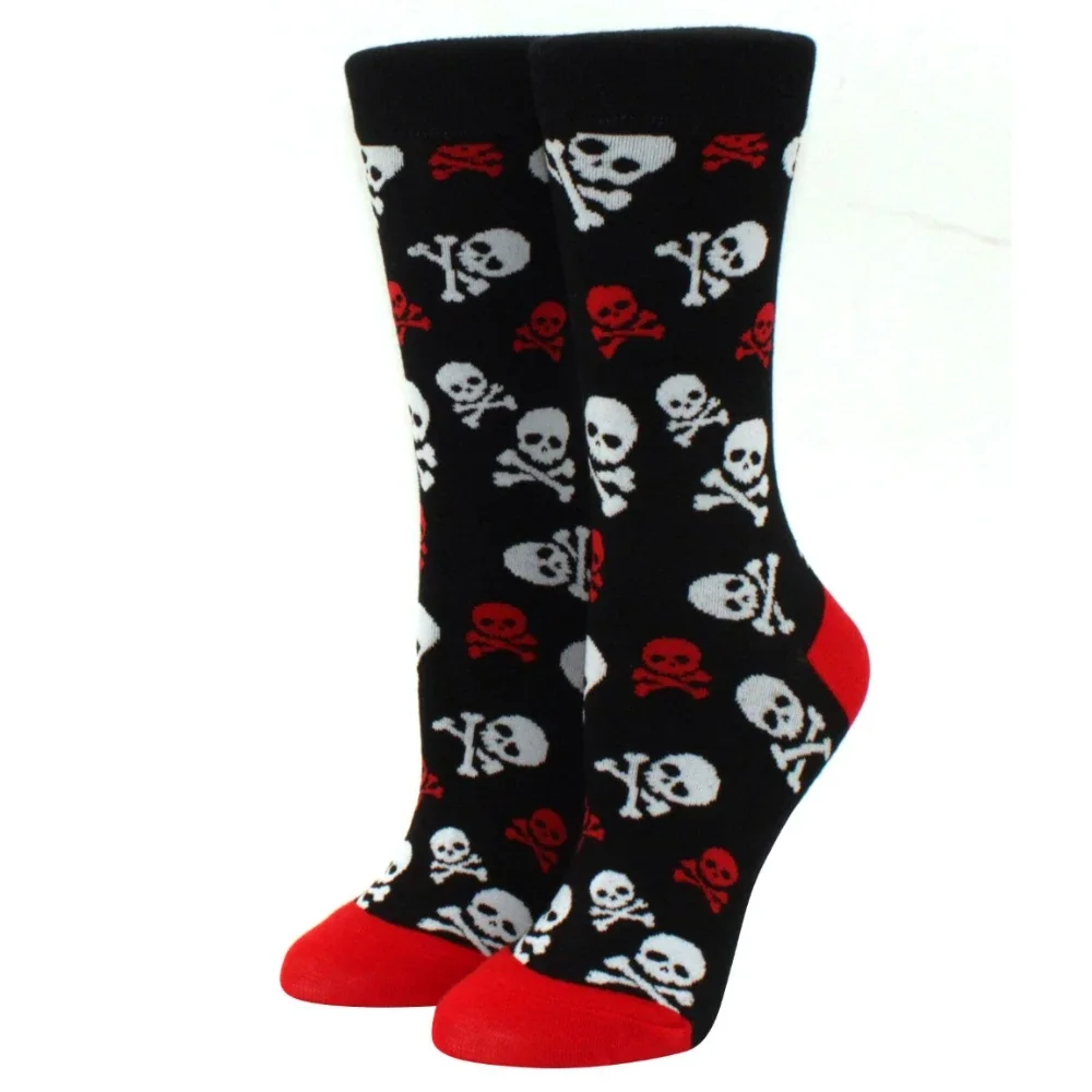 New Hot Sale Halloween Women Harajuku Socks Funny Skeleton Alien Girl Socks Pumpkin Socks Monster Socks Bat Crew Socks