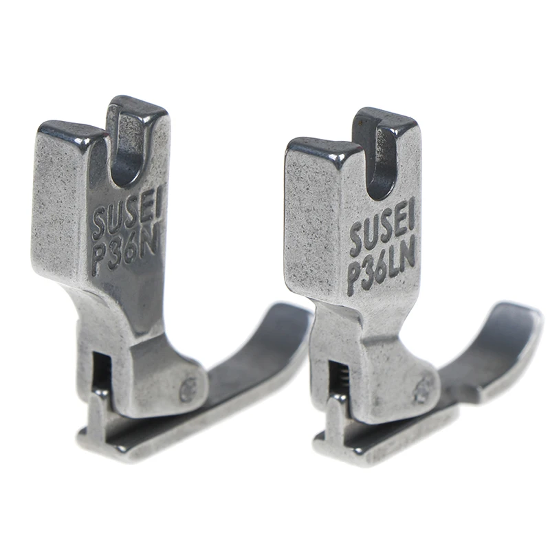 Ali-HMA73-1Pc P36LN / P36N Presser Foot Industrial Sewing Machine Flatcar Unilateral Presser Foot Steel-Sided Zipper Foot