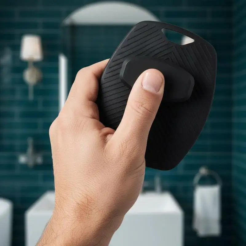Silicone Bath Brush Soft Scrub Device for Gentle Bathing with Painless Massage Feature for Daily Shower Comfort
