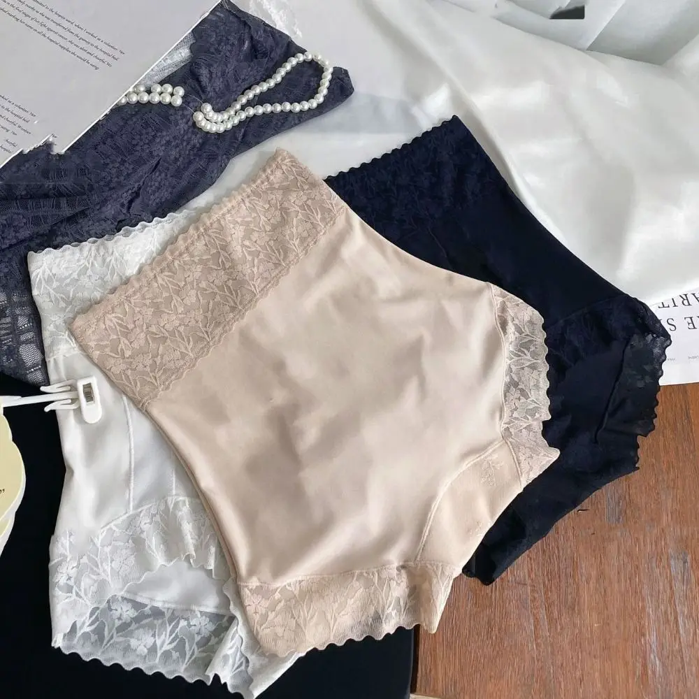 

Mesh Lace Slimming Shapewear High Waist Seamless Body Shaping Briefs Belly Contracting Shapers Tummy Control Underwear Women