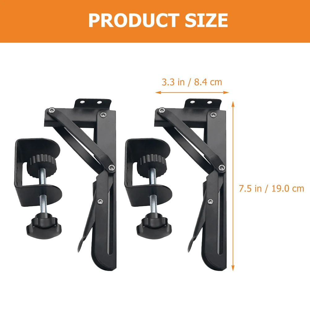 Foldable Bracket Support Desk Extension 2