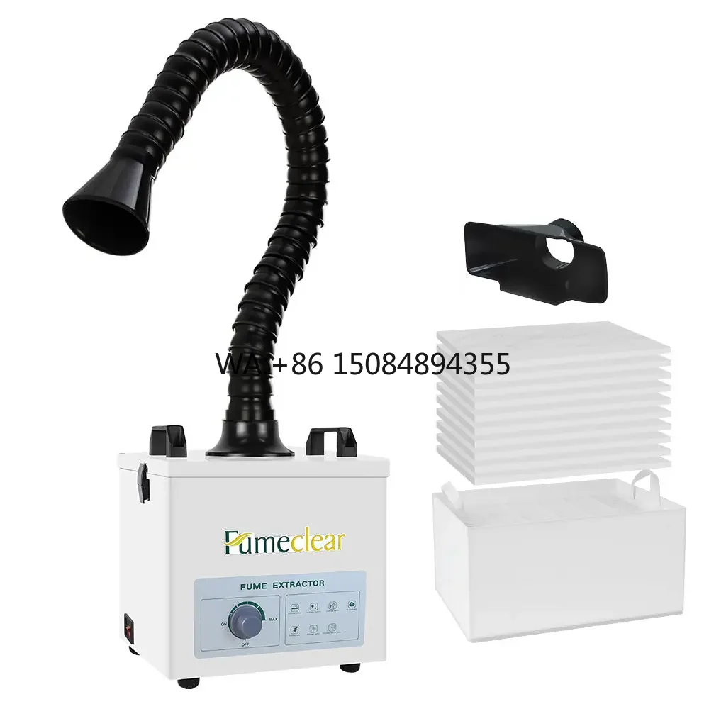 2025 New Upgrade Nail Dust Collector Small Vacuum Cleaner  Extractor for Acrylic Odor Removal