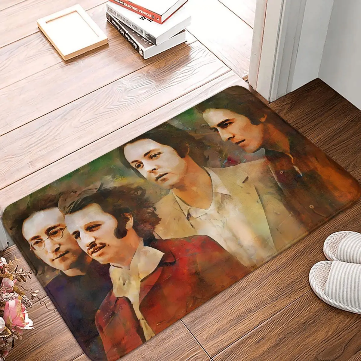 The Beatle Band Bathroom Mat Cool Doormat Living Room Carpet Entrance Door Rug Home Decor