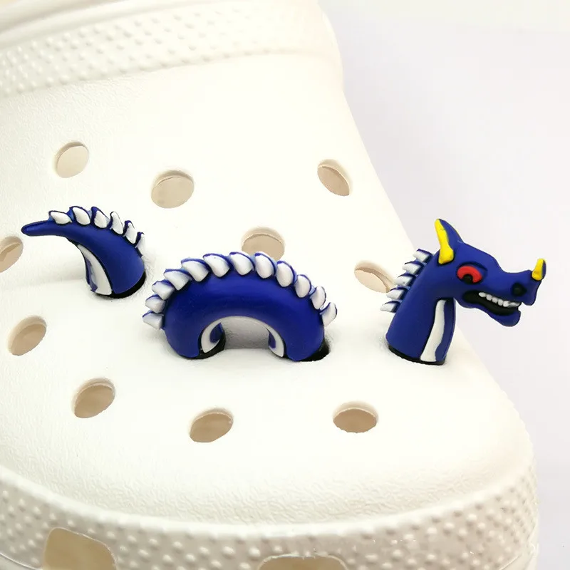 Cute Mermaid Hole Shoes Shoe Charms Accessories Shoe Buckle Polar Bear Crocodile DIY Shoes 3D Flower Decorations