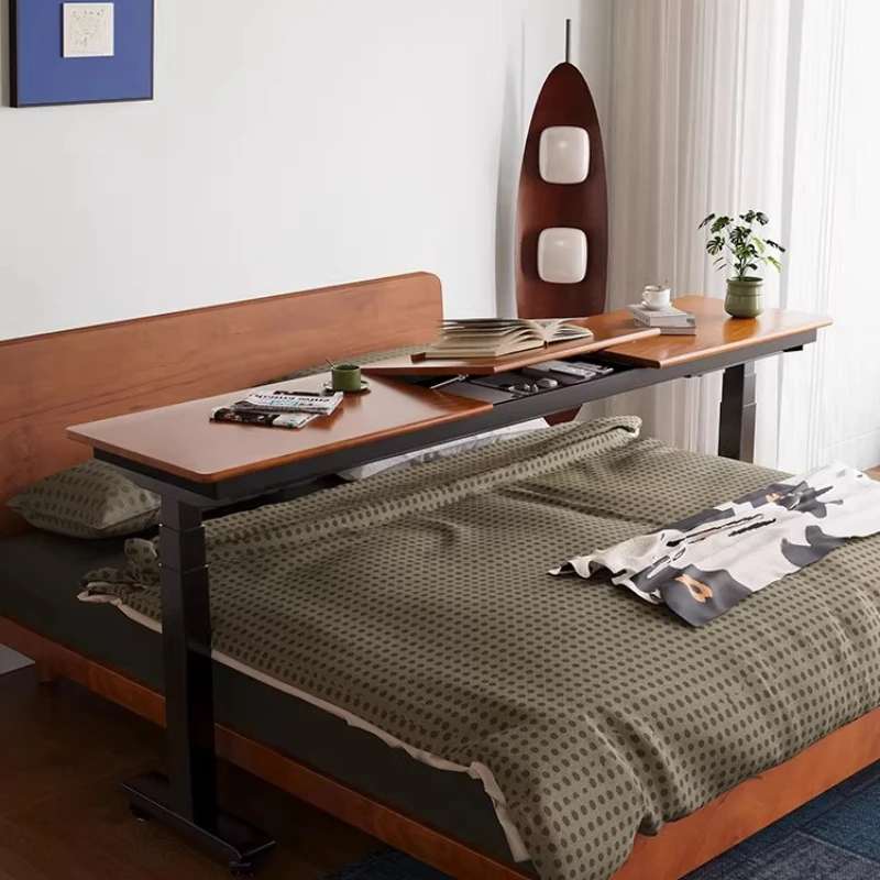 

Подъемный стол-трансформер из массива дерева, компактный компьютерный стол для небольших квартир в классическом стиле