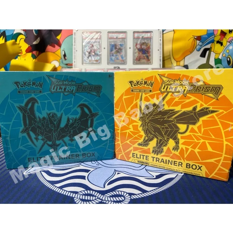 Original Genuine Pokemon Trading PTCG Card Cartoon Game English Sun and Moon Gift Box ULTRA PRISM ELITE TRAINER BOX Child Gift