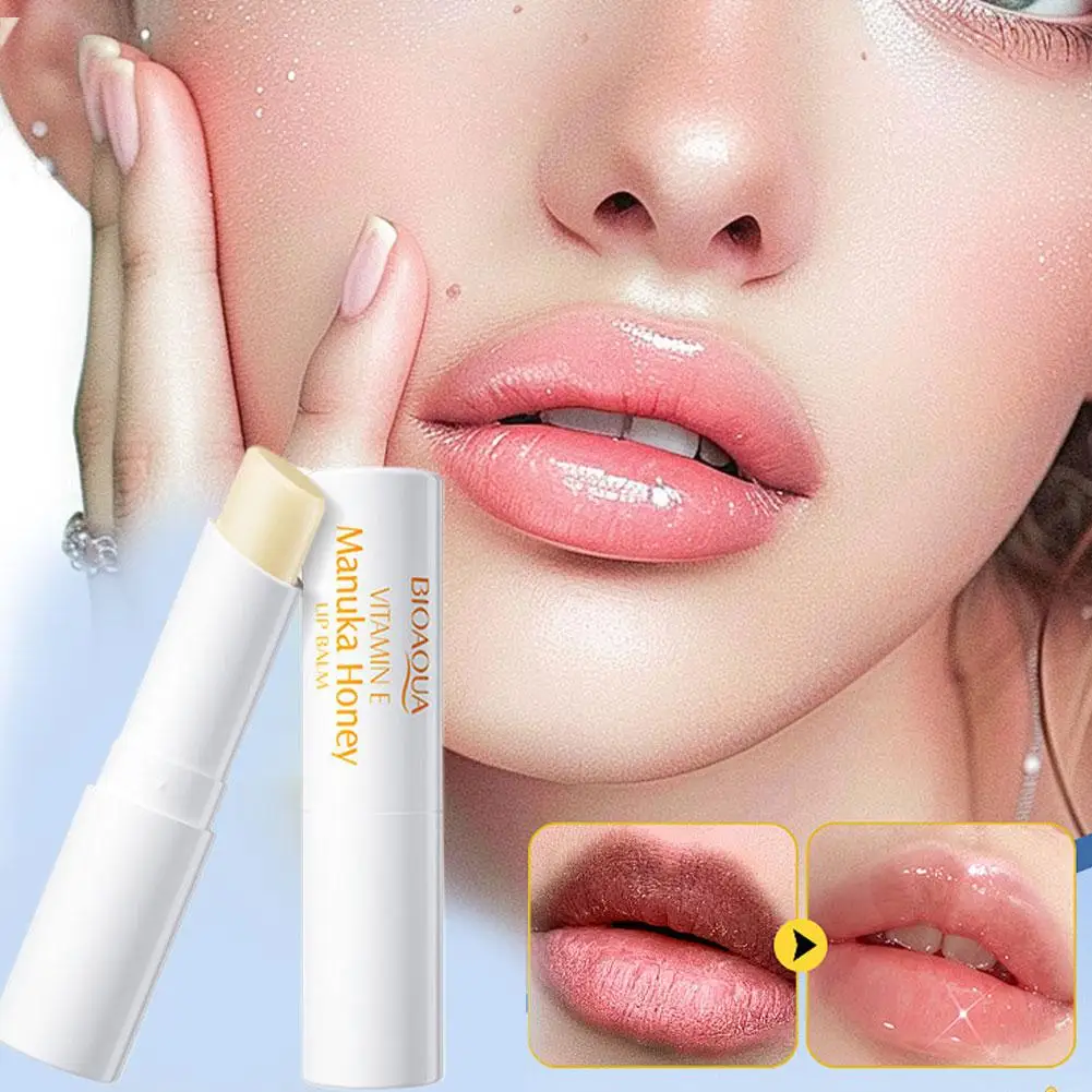 Vitamin E Honey Lip Balm Long-lasting Moisturizing Anti Cracking Nourishing Essence stick winter Lips Skin Care view 6