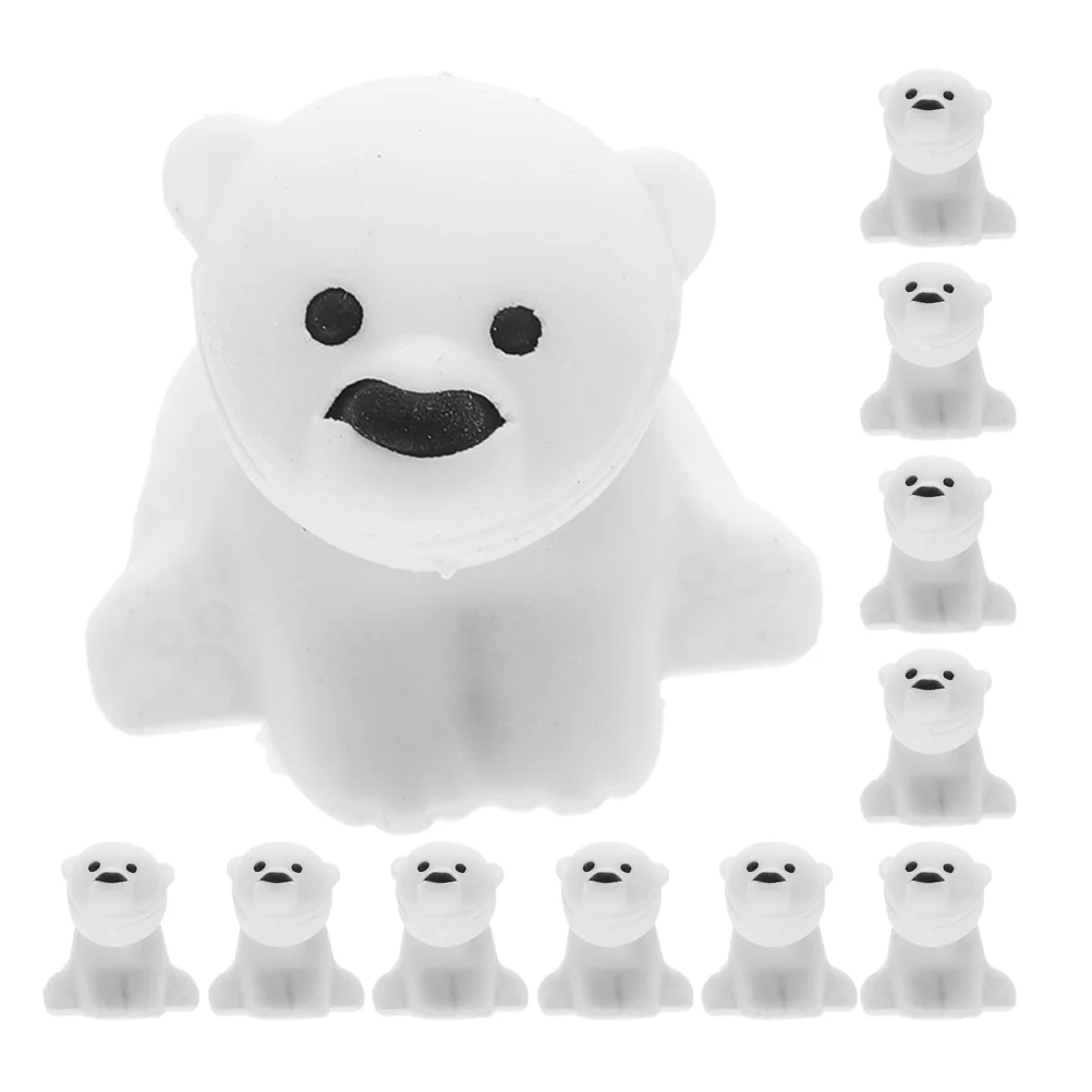 Imagem -02 - dos Desenhos Animados Urso Polar Borracha Criança Jigsaw Escrita Lápis Borrachas Correção de Erros 300x270x260cm Animal para Crianças Bonito 40 Peças