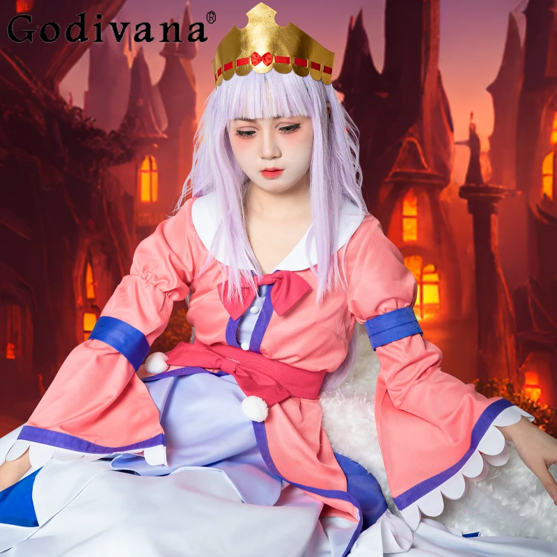 Sleepwear Comic Anime Cosplay Dress Women Anime Sleepy Princess in The Demon Castle Dress Girls Princess Lolita Costumes