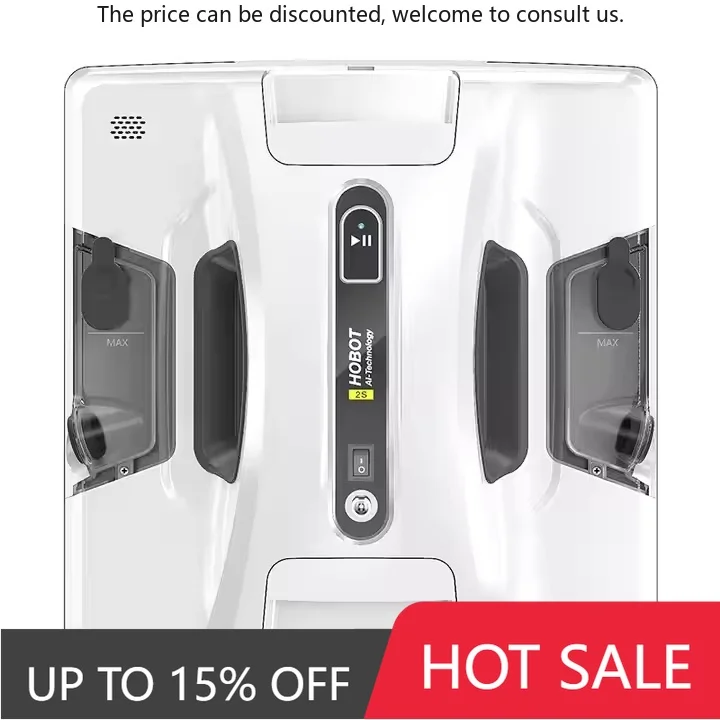 

HOBOT 2S Smart Robot Vacuum Cleaner AI Technology S2.1 Ultrasonic Nozzle WiFi Smartphone APP Remote Control Household Outdoor