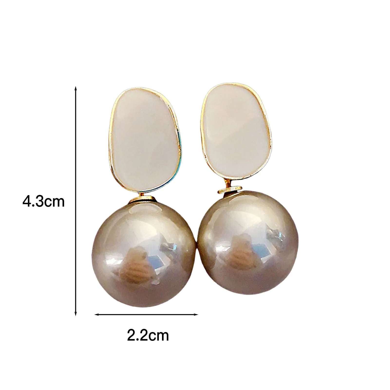 Trendy Pearl Earring For Women Simple Irregular Pearl Ear Rings Elegant Exquisite OL Style Girls Jewelry Ear Accessories image 6