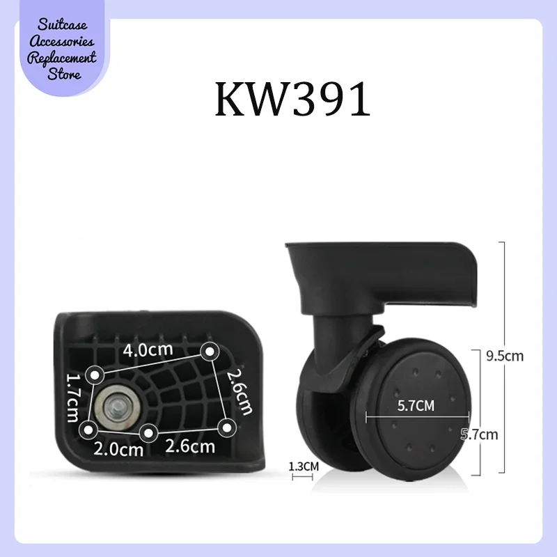 For Xiaomi 90 Points KW391 Universal Wheel Repair Parts Suitcase Wheel Replacement Aluminum Frame Box Pulley Box Bag Wheels