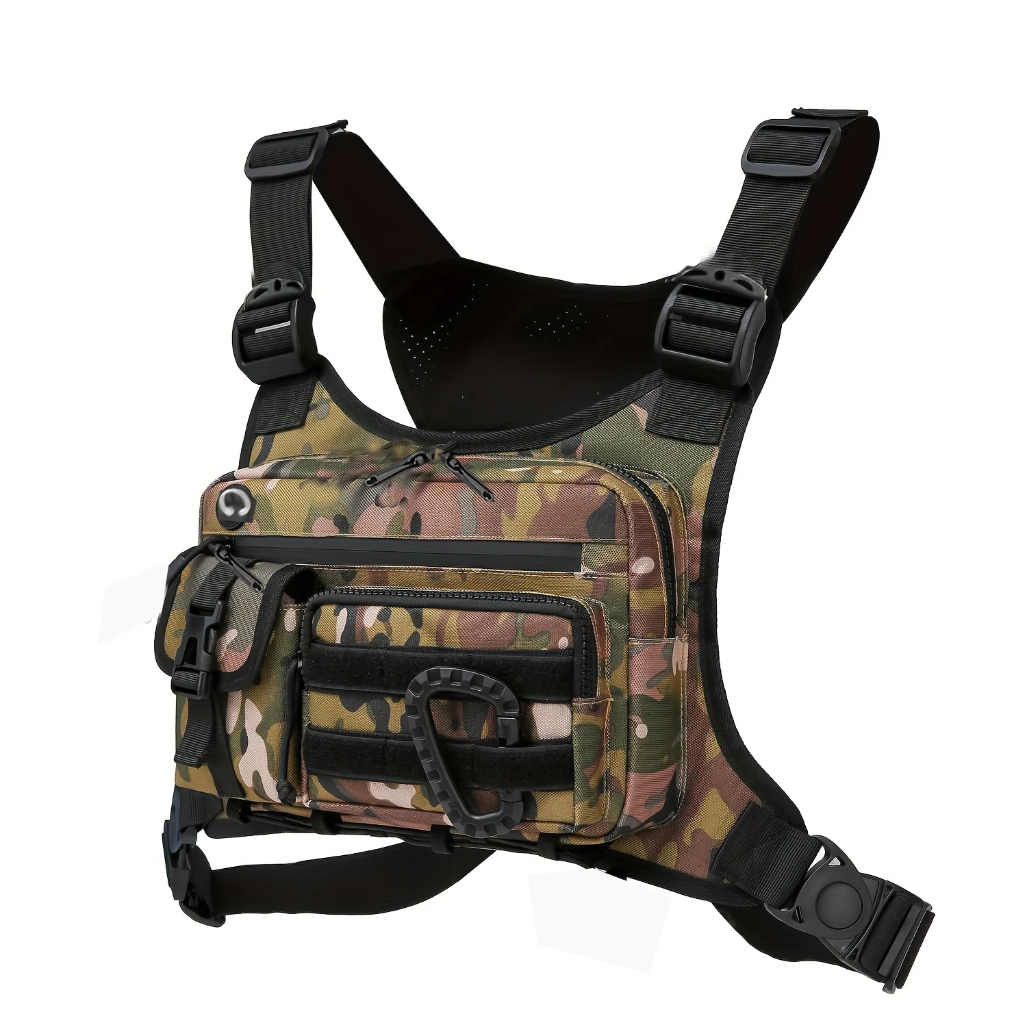 Tactische outdoor borsttas unisex hardlopen fietsen EDC vest trainingen sport borsttas rig voor mannen en vrouwen