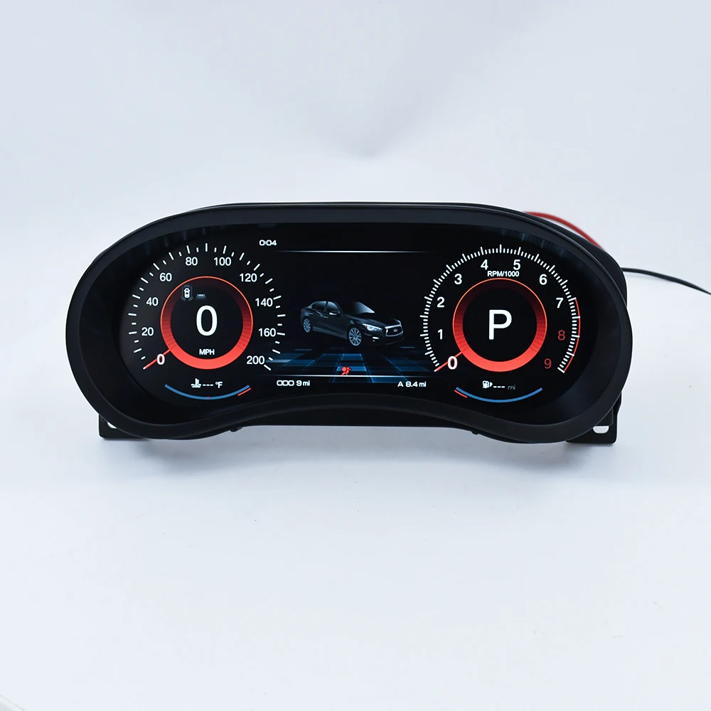 Car dashboard Auto Gauge For Infiniti Q50 Q50l Q50s Q60 2014~2022 LCD Instrument Digital Cluster Panel Linux system Speed Meter