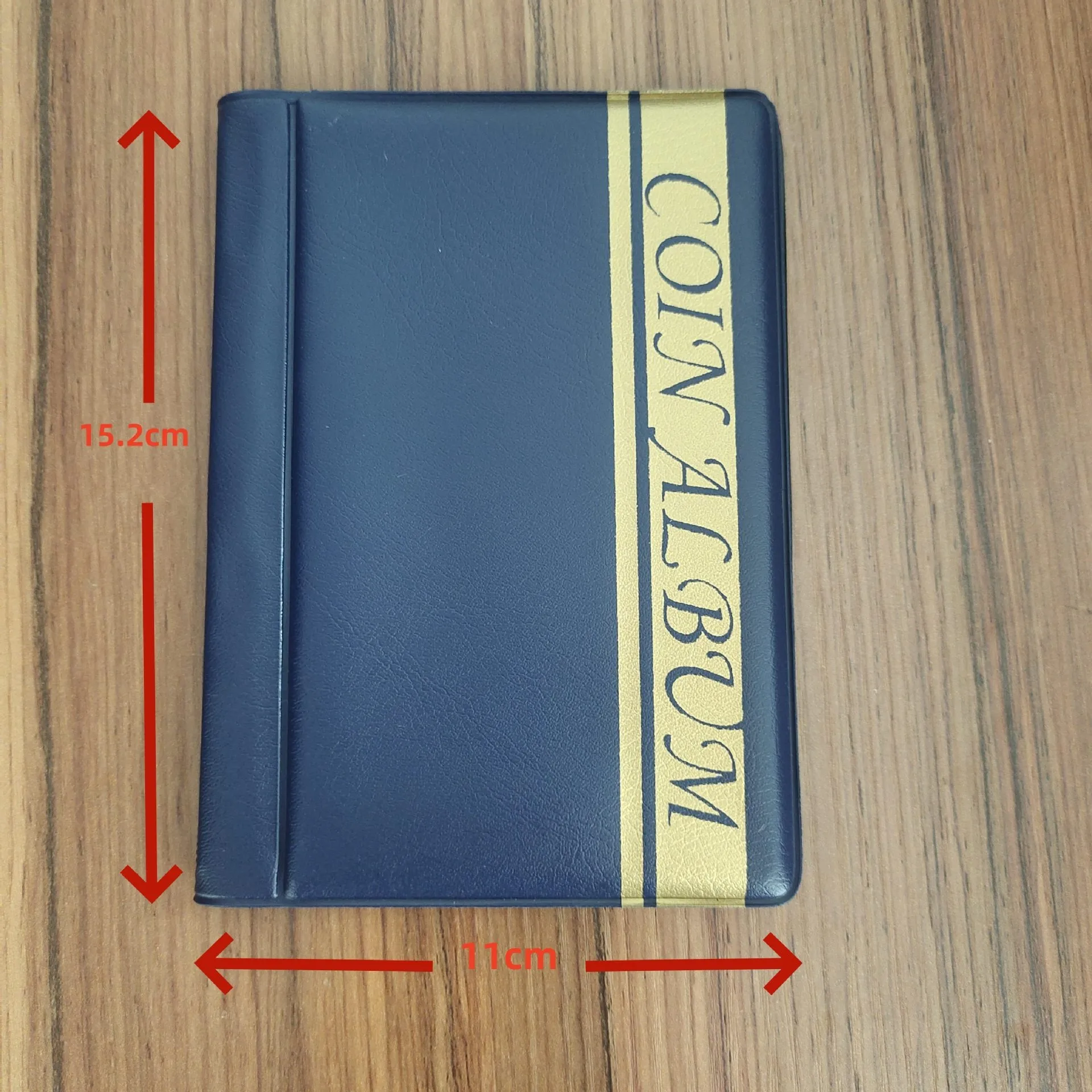 120 kieszeni na małe monety Album na monety Książka pamiątkowa Euro 10-stroniczna moneta na pieniądze Kolekcja miedzi Odwróć książkę do przechowywania monet