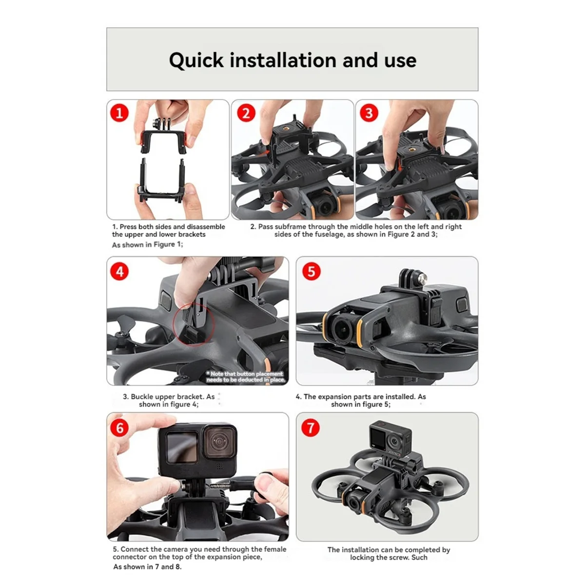 Эффективный верхний удлинитель STARTRC для DJI Avata 2