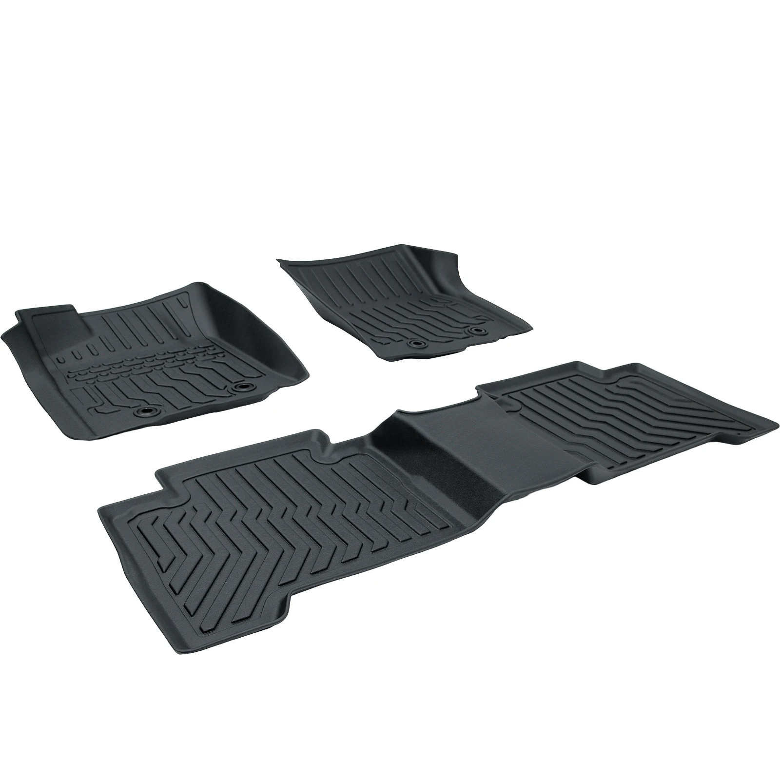 TPE Rubber Car Floor Mats For 18-23 Toyota Tacoma Double Cab NO FIT Access Cab