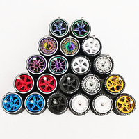 20pcs(10 Sets) 1/64 Alloy Car Wheels/ Off Road Tires Modified HW Wheel for Matchbox/Domeka/Tomy 1:64 Car Model