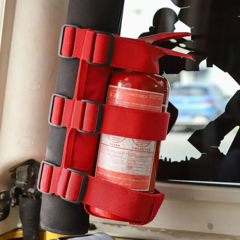 Manufacturer direct sales fire extinguisher strap anti roll frame fixing strap car fire extinguisher strap bracket