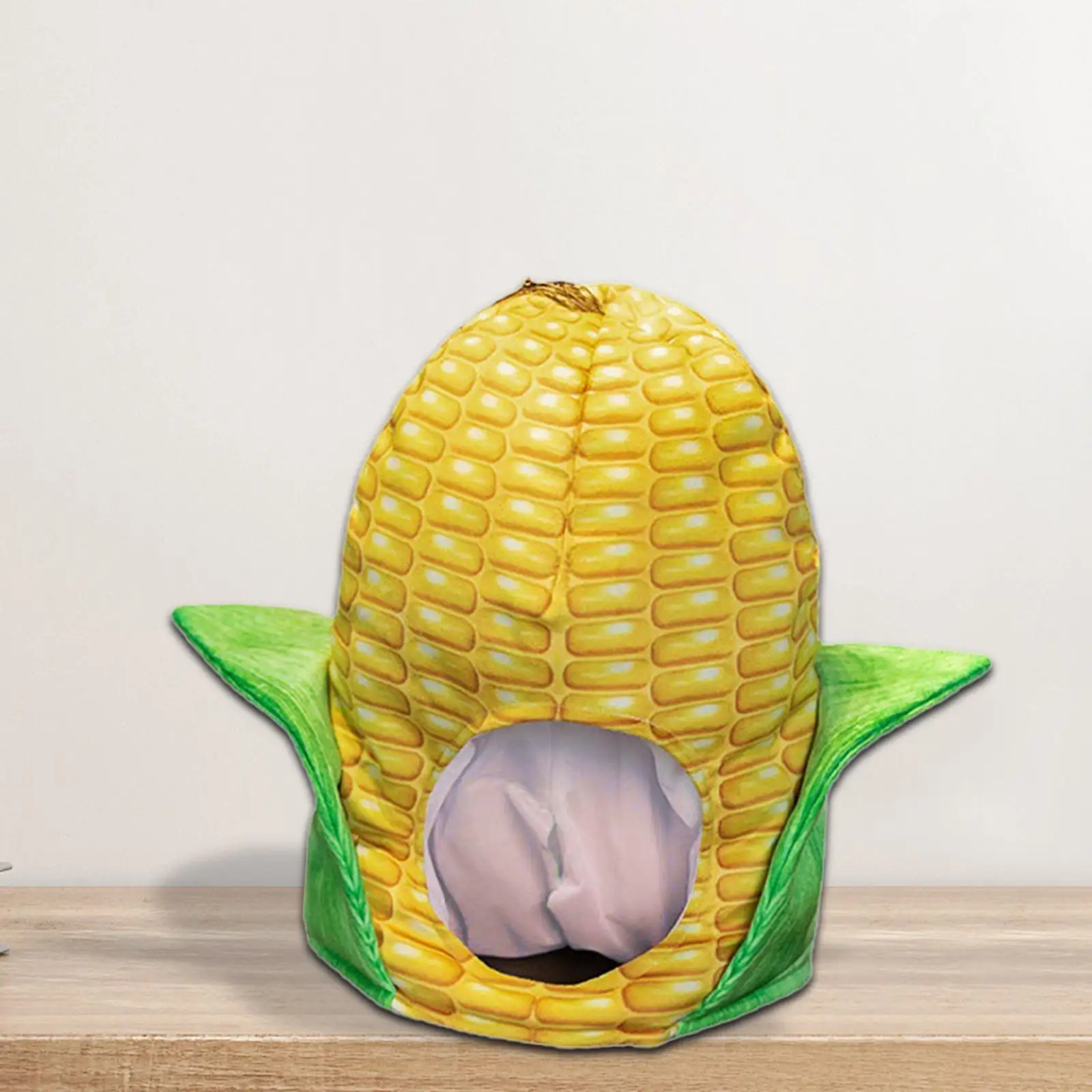 Corn Headgear Photo Prop Role Play Headdress Novelty for Men Women Head Cover