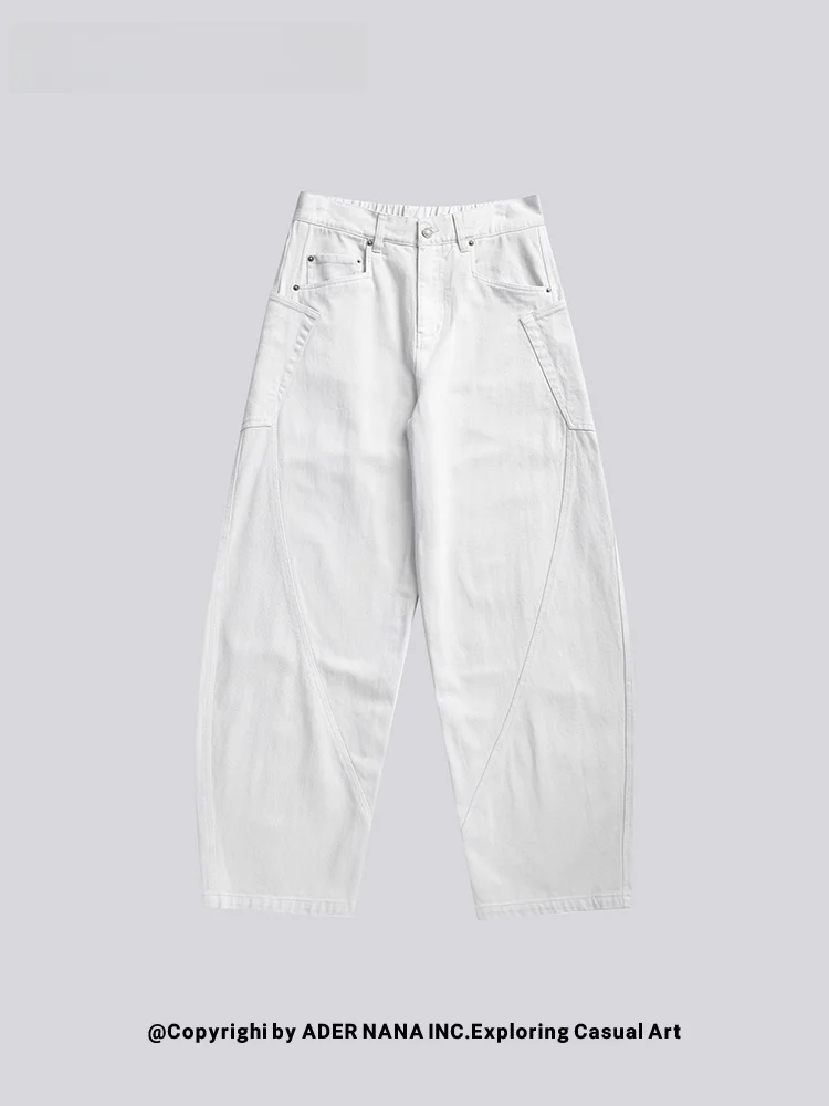 

NANA Men's Straight Leg Workwear Pants Casual Waed Bla Trendy Cotton Mid-High Waist Button Fly Autumn Winter Wear Resistant