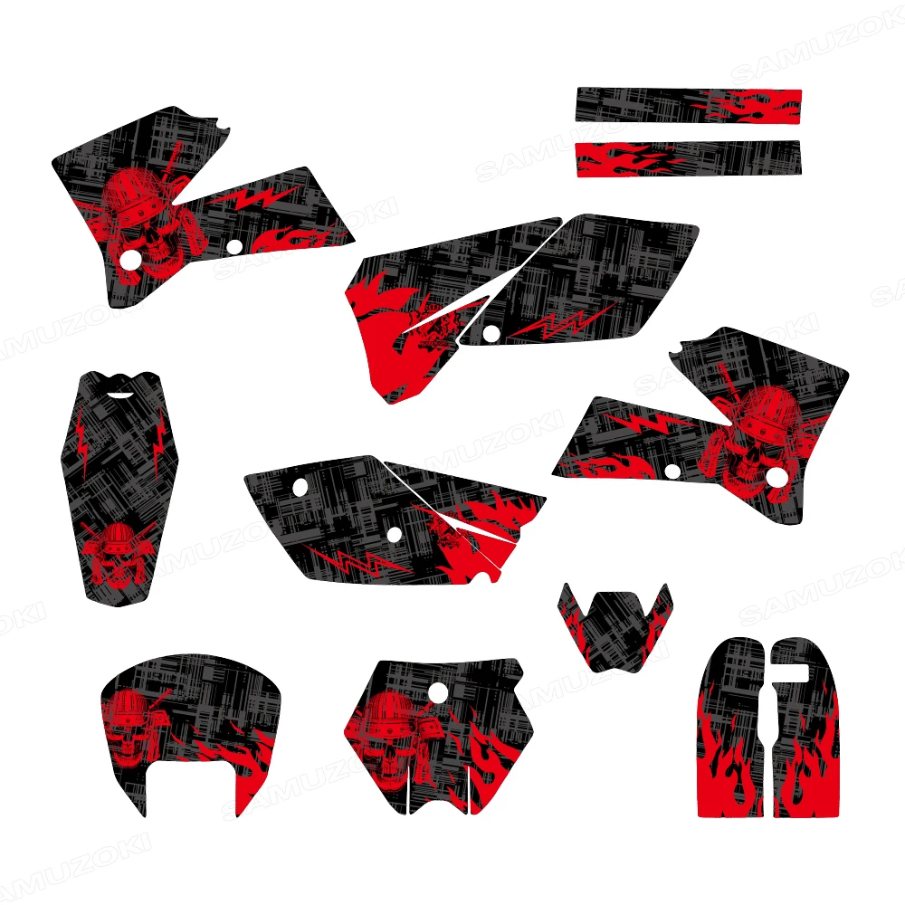 Fit for 125 250 450 525 SX Series 2005 -2006 Motorcycle Deco Background Graphics Decals Stickers Kit