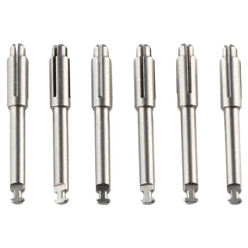 

6 PCS Dental Mandrel Soflex Type Disc Fit Shank for Polishing Disk Stainless Steel Mandrel Composite Tools