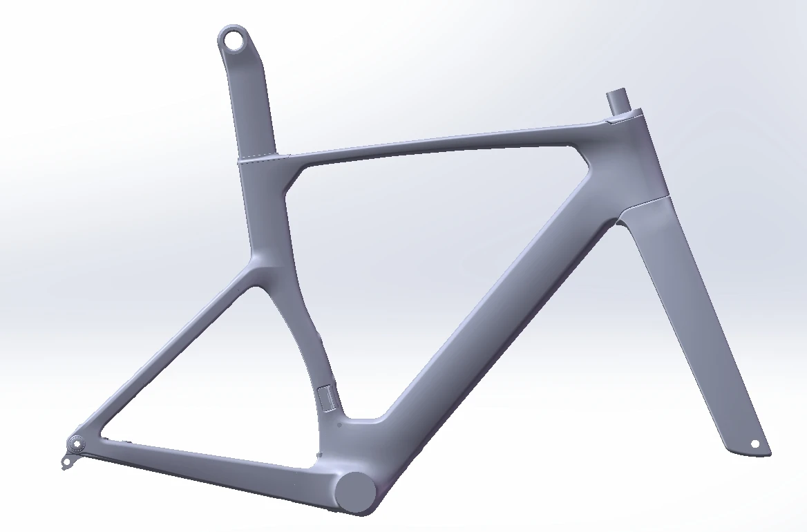 Ultralight Carbon Aero Road Frame, Carbon Fiber Material, Professional Disc Brake Design Road Cycling Bike Accessory view 3