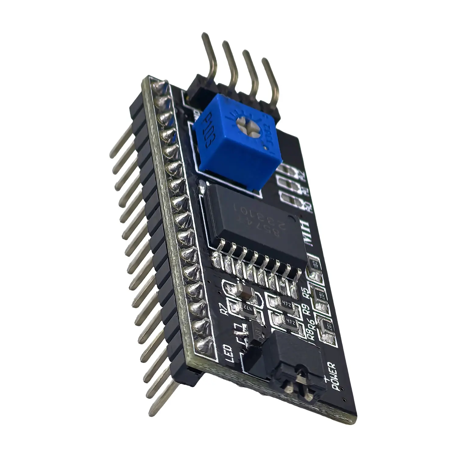 I2C IIC TWI SPI واجهة تسلسلية مجلس ميناء 1602 LCD1602 2004 لوحة محول LCD محول وحدة محول PCF8574 لاردوينو