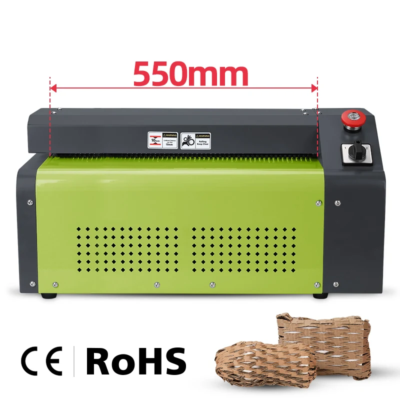 

550 мм биоразлагаемый домашний крафт-бумага формата А4, гофрированная резка картона, измельчитель визитных карточек для упаковки