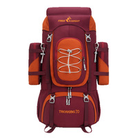 Hot Sale Brand FREE KNIGHT Outdoor Backpack Hiking Travel Fishing Waterproof Big Capacity Outdoor Bag 70L Free Rain Cover