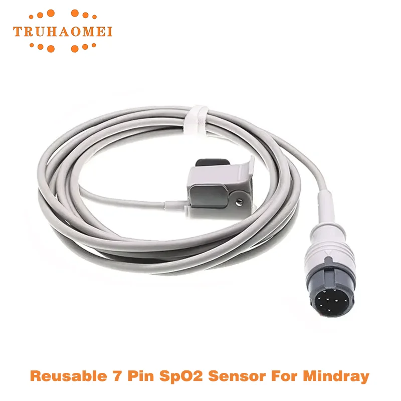 Sensore SPO2 riutilizzabile a 8 pin per Mindray Beneview T5 T6 T8 OXI-MAX Tech Pulsossimetro Sonda SAO2 Dimensioni multiple serie iMEC iPM
