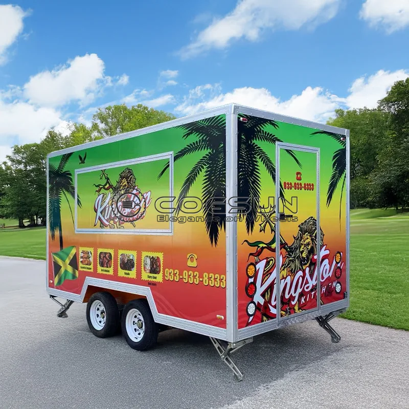 

Новый фудтрак Cogsun: мобильная кофейня-прицеп для выездной торговли, полностью оборудованная, хит продаж