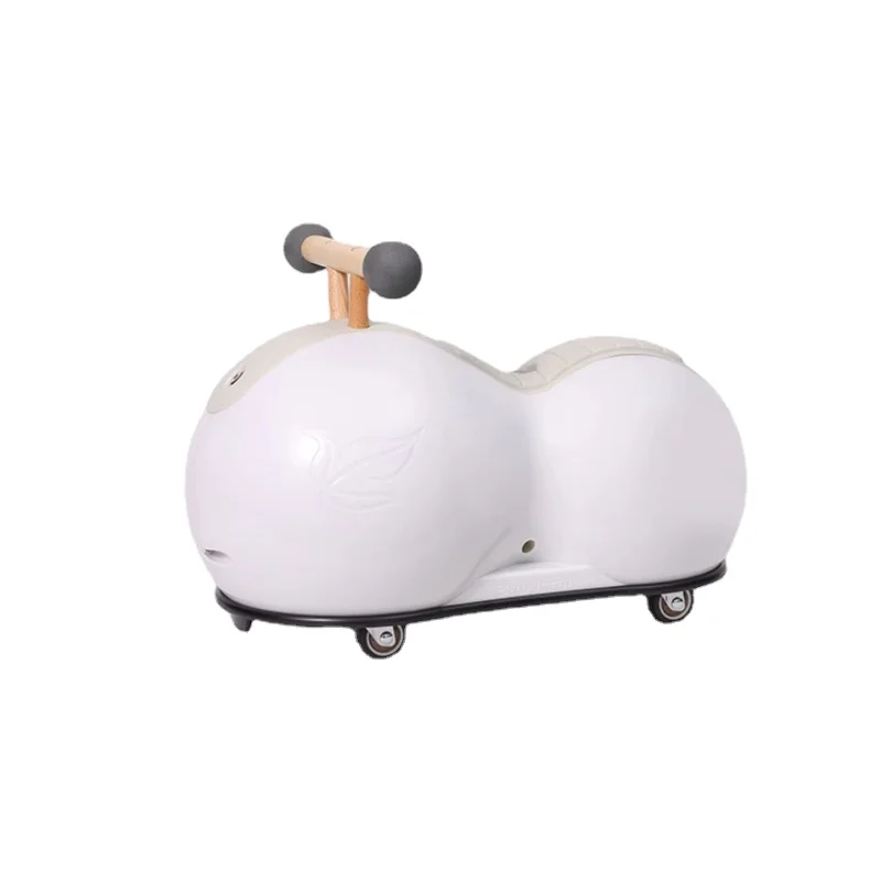 Cute Shape Peanut Yo-yo Car ABS Aviation Plastic Boys Girls Baby Twist Car Anti-rollover Silent Four-wheel Balance Baby Scooter