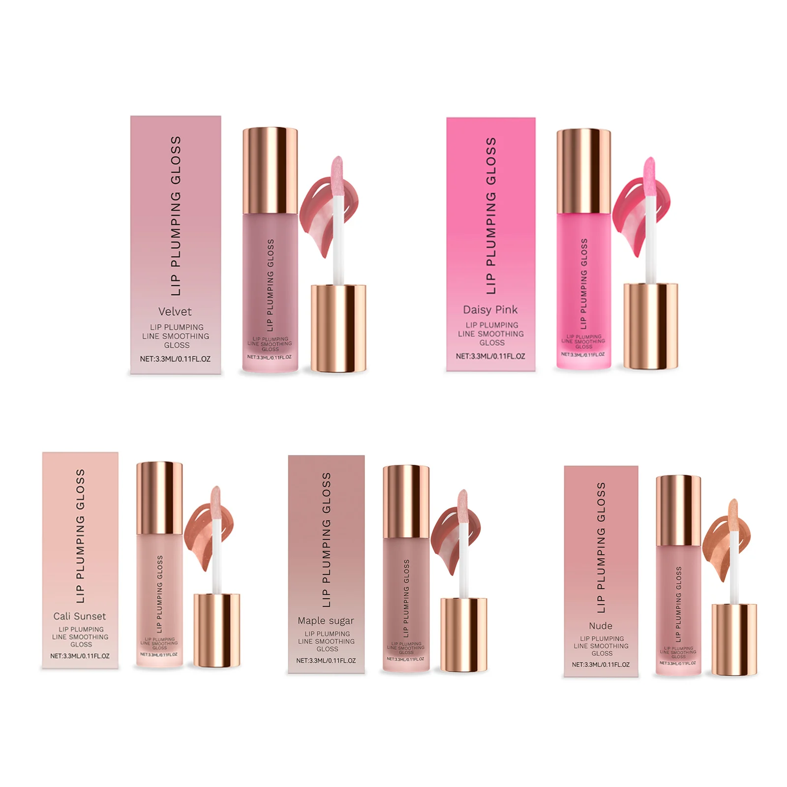 Plumping Lip Gloss for High-Shine Finish Hydrating Crystal Oil Clear Moisturizing Lasting No Sticky Liquid Lipstick Care Product
