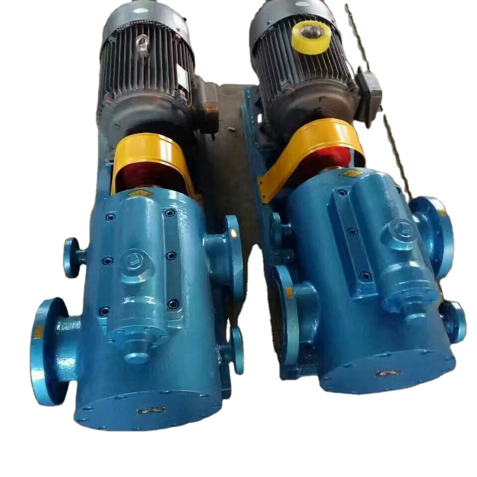 

3qgb three screw 6" asphalt mini hot bitumen high temperature jet emulsion transfer crude oil pump 30 kw price