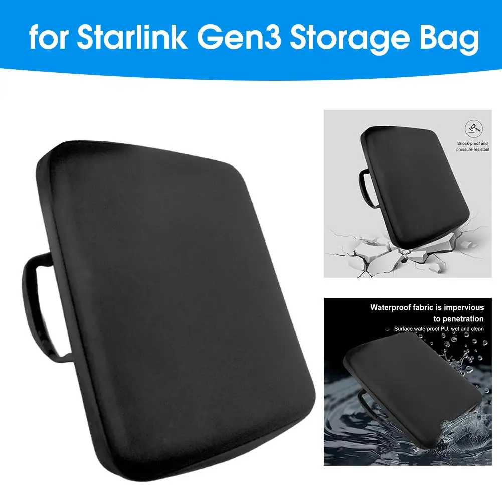 Carrying Case For StarLink Mini Hard Case Travel Case Waterproof Storage Case For Outdoor Camping Car RV Boat Trips S9X8