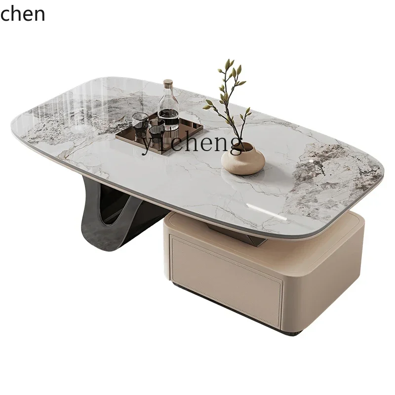 HXL rectangular coffee table living room household Italian modern extremely creative coffee table TV cabinet combination