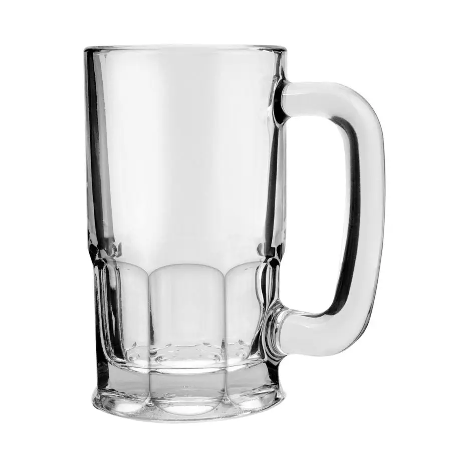 

Glass 20oz Beer Mug, Clear, Set of 6