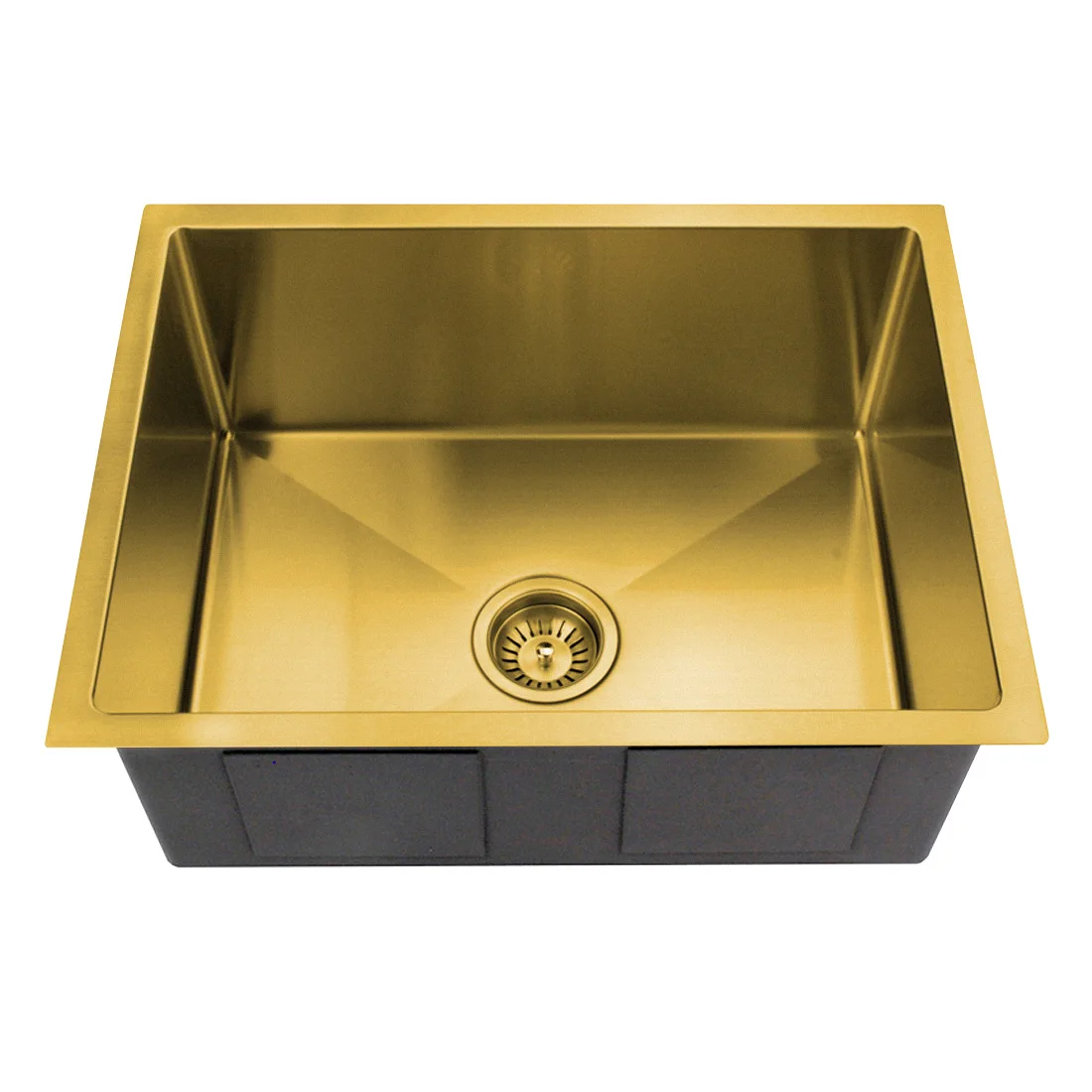 Kitchen stainless steel handmade sink Foreign trade export vegetable basin Thickened nano gold sink 304 stainless steel 50/