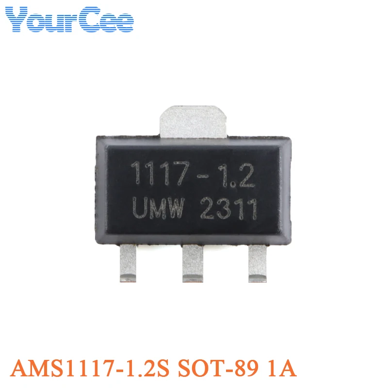 50PCS/10PCS AMS1117 Series AMS1117-5.0 AMS1117-3.3/2.5/1.8/1.5/1.2/ADJ SOT-223 AMS1117CD-1.2S/3.3S TO-252 AMS1117-1.2S/3 SOT-89