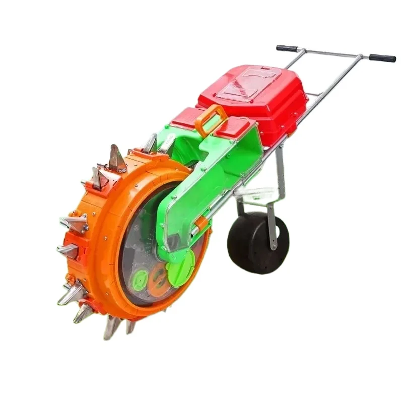 for Hand Push Seeder Corn Soybean Peanut Sorghum Planter Fertilizer All in One Machine Spot Sowing Fine Seeder Garden Tool